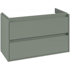 Villeroy & Boch Skyla C79900AF szafka 97.2x43.9x59.6 cm podumywalkowa wisząca zielona