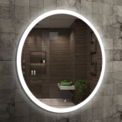 Venti Ringo 5905951180069 lustro 50x50 cm okrągłe z oświetleniem