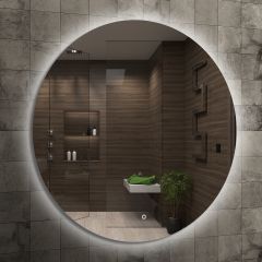 Venti Koło Led 5905951180212 lustro 50x50 cm okrągłe z oświetleniem