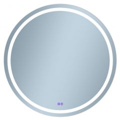 Venti Faro 5905951180397 lustro 80x80 cm okrągłe z oświetleniem z matą grzewczą