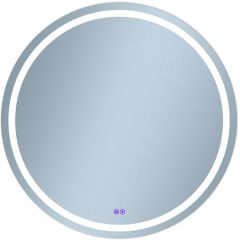 Venti Faro 5905951180403 lustro 60x60 cm okrągłe z oświetleniem z matą grzewczą