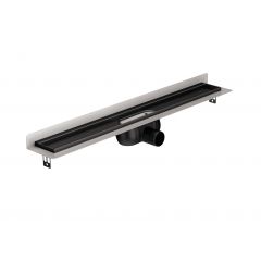 ACO ShowerDrain C Black 90109115 odpływ liniowy z rusztem czarnym 68.5 cm