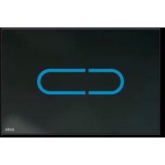 Alca NIGHTLIGHT1SLIM przycisk spłukujący do wc czarny