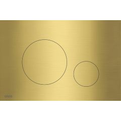 Alca Flat przycisk spłukujący do WC złoty TURN-BRASS