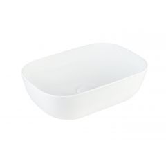 Aquavea Duquesa DUQUBIA umywalka 45.5x32 cm owalna nablatowa biała