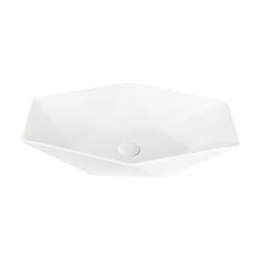 Aquavea Prisa PRISABIA umywalka 56x37 cm nablatowa biała