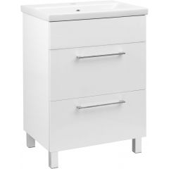 Astor Sol AFBUI61127 umywalka z szafką 61 cm białą