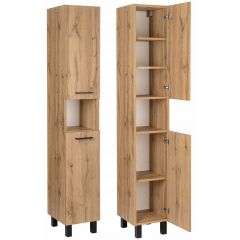 Astor Diuna Wotan AMLUC1202N szafka 30x35x180 cm boczna stojąca dąb