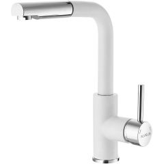 Alveus Siros 1129046 bateria kuchenna stojąca biała