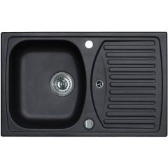 Alveus Record 1115191 zlewozmywak granitowy 78x48 cm czarny