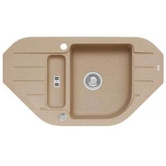 Alveus Niagara 1126055 zlewozmywak granitowy 90x50 cm beżowy