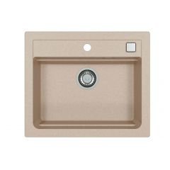 Alveus Atrox 1131993 zlewozmywak granitowy 59x50 cm beżowy
