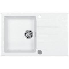 Alveus Cadit 1132022 zlewozmywak granitowy 79x50 cm biały