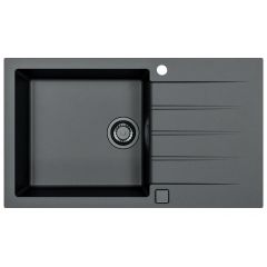 Alveus Cadit 1148160 zlewozmywak granitowy 86x50 cm czarny