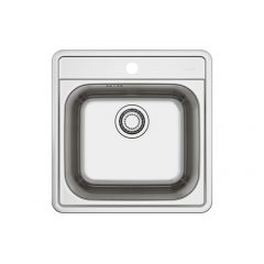 Alveus More 1151258 zlewozmywak stalowy 50x49 cm stal