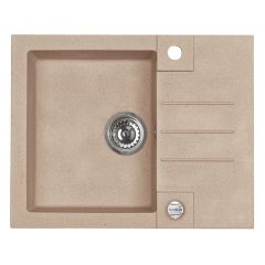 Alveus Rock'n'Roll 1213055 zlewozmywak granitowy 59.5x47.5 cm beżowy