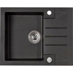 Alveus Rock 1213091 zlewozmywak granitowy 59.5x47.5 cm czarny