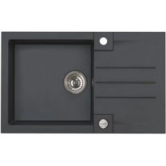 Alveus Rock 4203005 zlewozmywak granitowy 78x48 cm szary/grafitowy/onyx