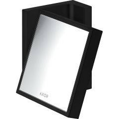 Axor Universal Rectangular 42649670 lusterko kosmetyczne 12x11 cm kwadratowe czarny