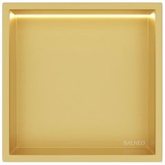 Balneo Wall Box B01010301091 półka wnękowa 30 cm złota