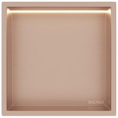 Balneo Wall Box B01010401091 półka wnękowa 30 cm miedziana