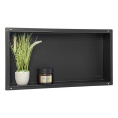 Balneo Wall-Box No Rim Black OBBL3NR półka wnękowa 60 cm