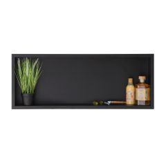 Balneo Wall-Box One Black OBBL6 półka wnękowa 90 cm czarna