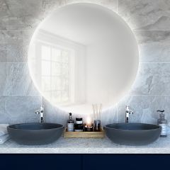 Baltica Design Bright 5904107913360 lustro 80x80 cm okrągłe z oświetleniem