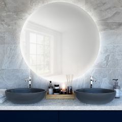 Baltica Design Bright 5904107913476 lustro 100x100 cm okrągłe z oświetleniem