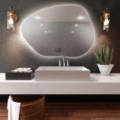 Baltica Design Bright 5904107915241 lustro 70x50 cm z oświetleniem