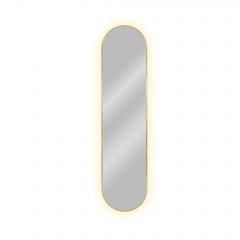 Baltica Design Tiny Border Pastille 5904107926254 lustro 60x90 cm owalne z oświetleniem złoty