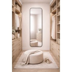 Baltica Design Stone Aura 5904107932989 lustro 50x155 cm czarny