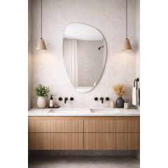 Baltica Design Stone Fluid 5904107933047 lustro 55x92 cm