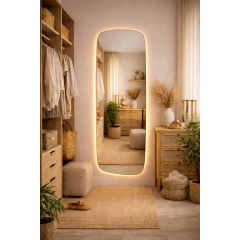 Baltica Design Stone Calm 5904107933207 lustro 50x155 cm z oświetleniem