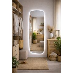 Baltica Design Stone Calm 5904107933214 lustro 50x155 cm z oświetleniem