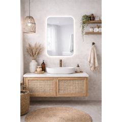 Baltica Design Stone Aura 5904107933221 lustro 60x90 cm z oświetleniem