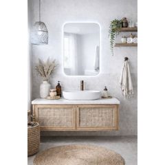 Baltica Design Stone Aura 5904107933245 lustro 60x90 cm z oświetleniem