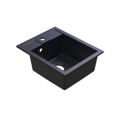 Berg Solo ZHB14103 zlewozmywak granitowy 50x40 cm czarny-szary/grafitowy/onyx