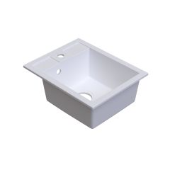 Berg Solo ZHB22103 zlewozmywak granitowy 50x40 cm biały