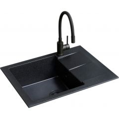 Berg Black ZZH1411ABFBK zlewozmywak z baterią onyx/czarny
