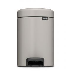 Brabantia NewIcon 252181 kosz na śmieci 3 l szary