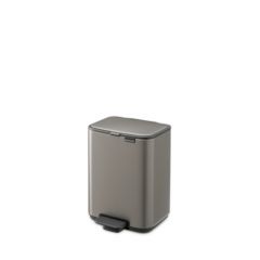 Brabantia Bo 237881 kosz na śmieci 4 l szary
