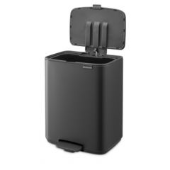 Brabantia Bo 238086 kosz na śmieci 12 l szary