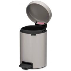 Brabantia NewIcon 252181 kosz na śmieci 3 l szary
