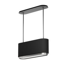 Ciarko Design Mono W CDW9001B okap kuchenny 90 cm wyspowy czarny