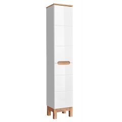 Comad Bali White BALIWHITE804FSC szafka 35x33x187 cm boczna stojąca biała