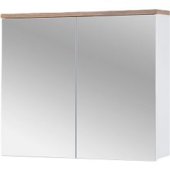 Comad Bali White BALIWHITE841FSC szafka 80x20x69.4 cm z lustrem biała