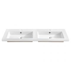 Comad Spirit UM8070SPIRIT120D umywalka 121x46 cm prostokątna meblowa-podwójna biała