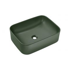 Comad Kama UNKAMAMFG50 umywalka 50.5x38 cm prostokątna nablatowa zielona