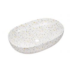 Comad Lili UNLILIMW21 umywalka 60x41.5 cm prostokątna nablatowa biała